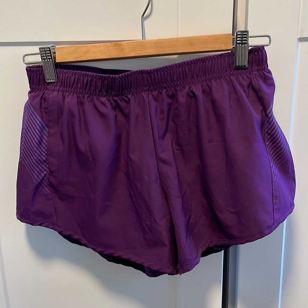 Oiselle OG distance shorts epic purple size 4
